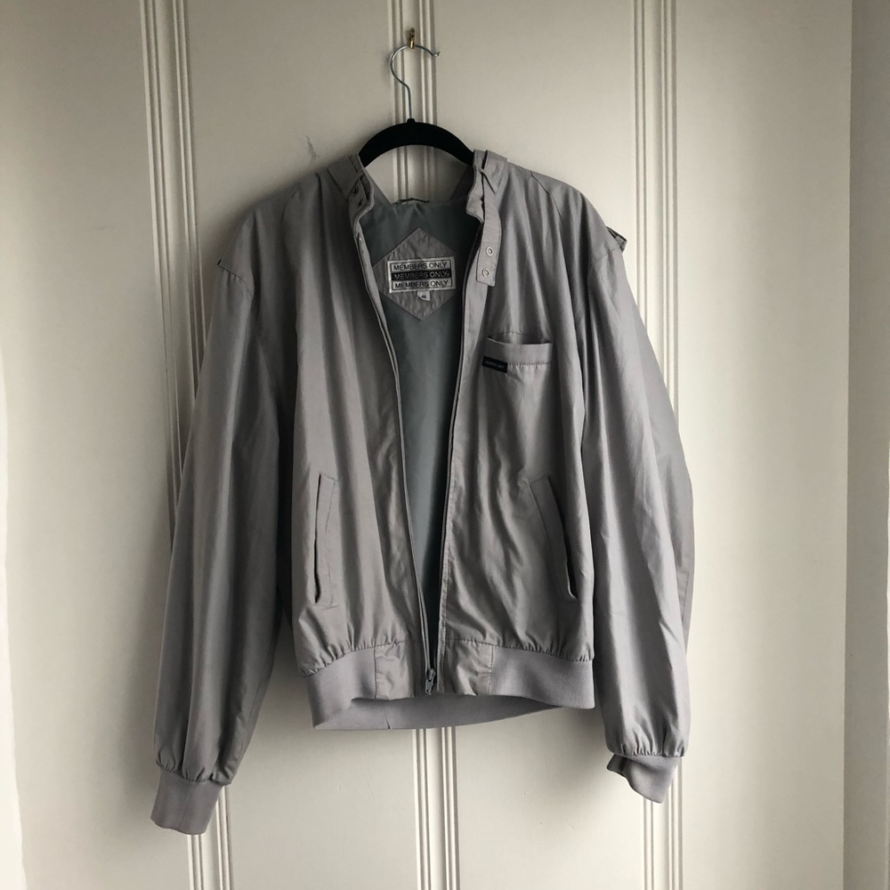 members only vintage bomber jacket